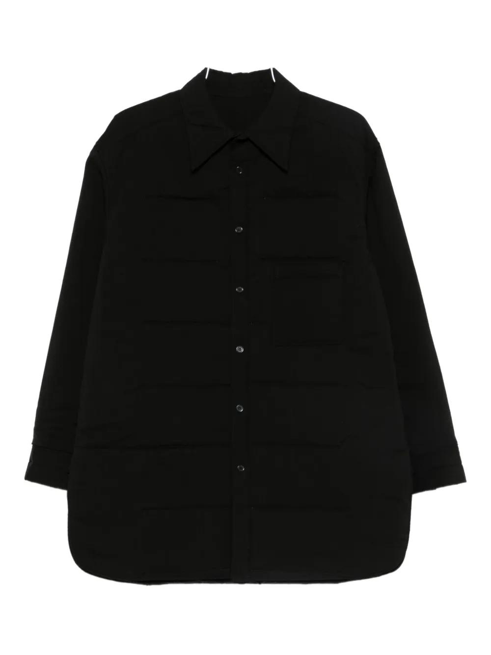 Yohji Yamamoto Casual Jacket In Black Polyester In Black