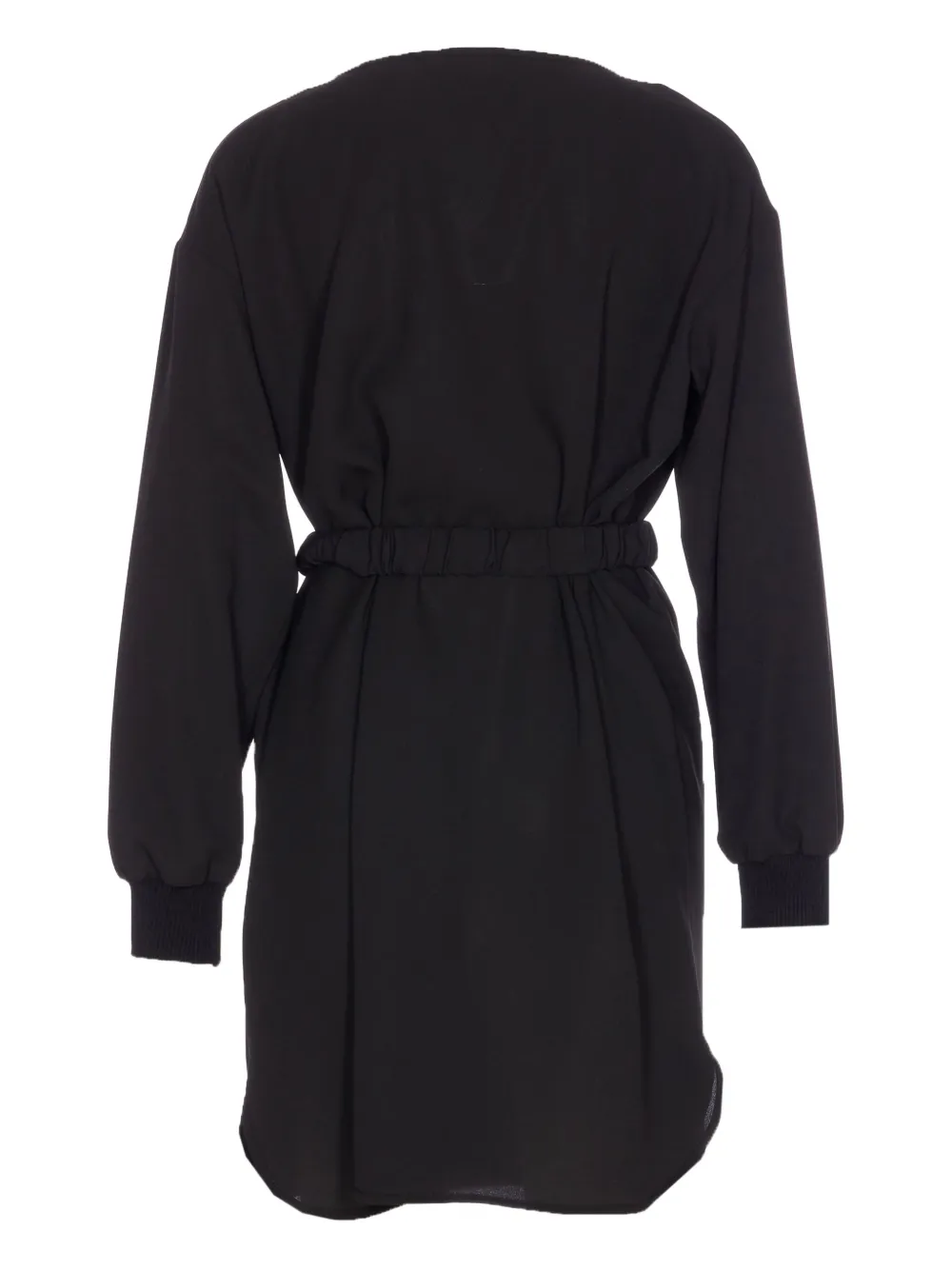 PINKO V-neck Bird-embellished dress - Zwart