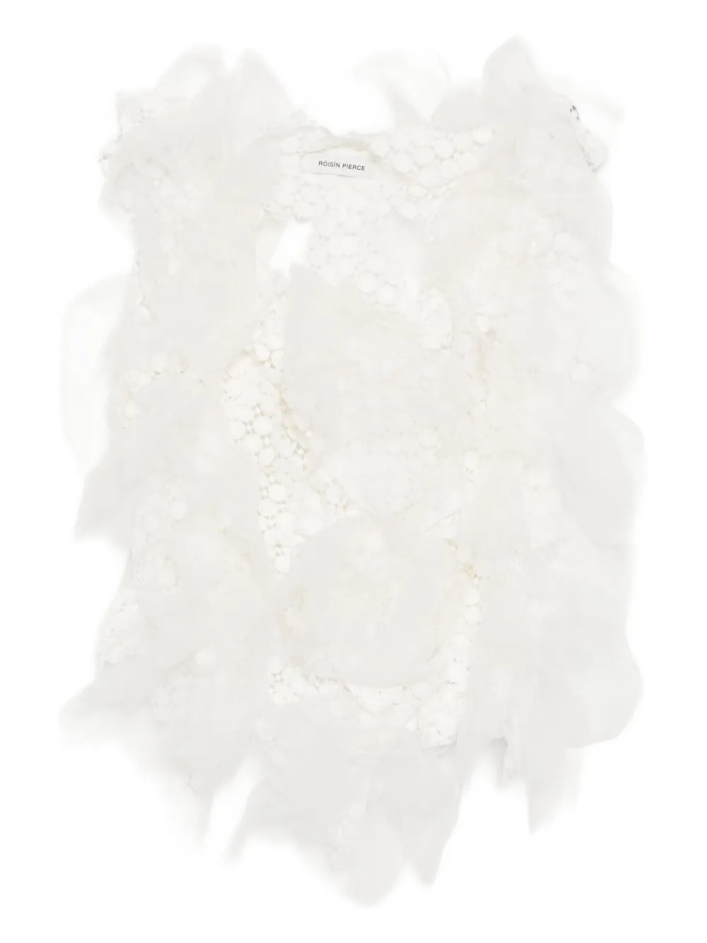 RÓISÍN PIERCE Floating Little Fleurs blouse - Neutrals