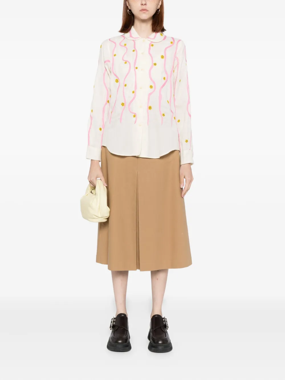 Jupe By Jackie Naxos blouse - Beige