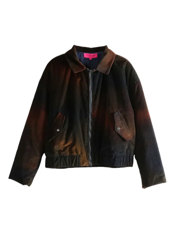 The Elder Statesman Corduroy Jacket in Blue