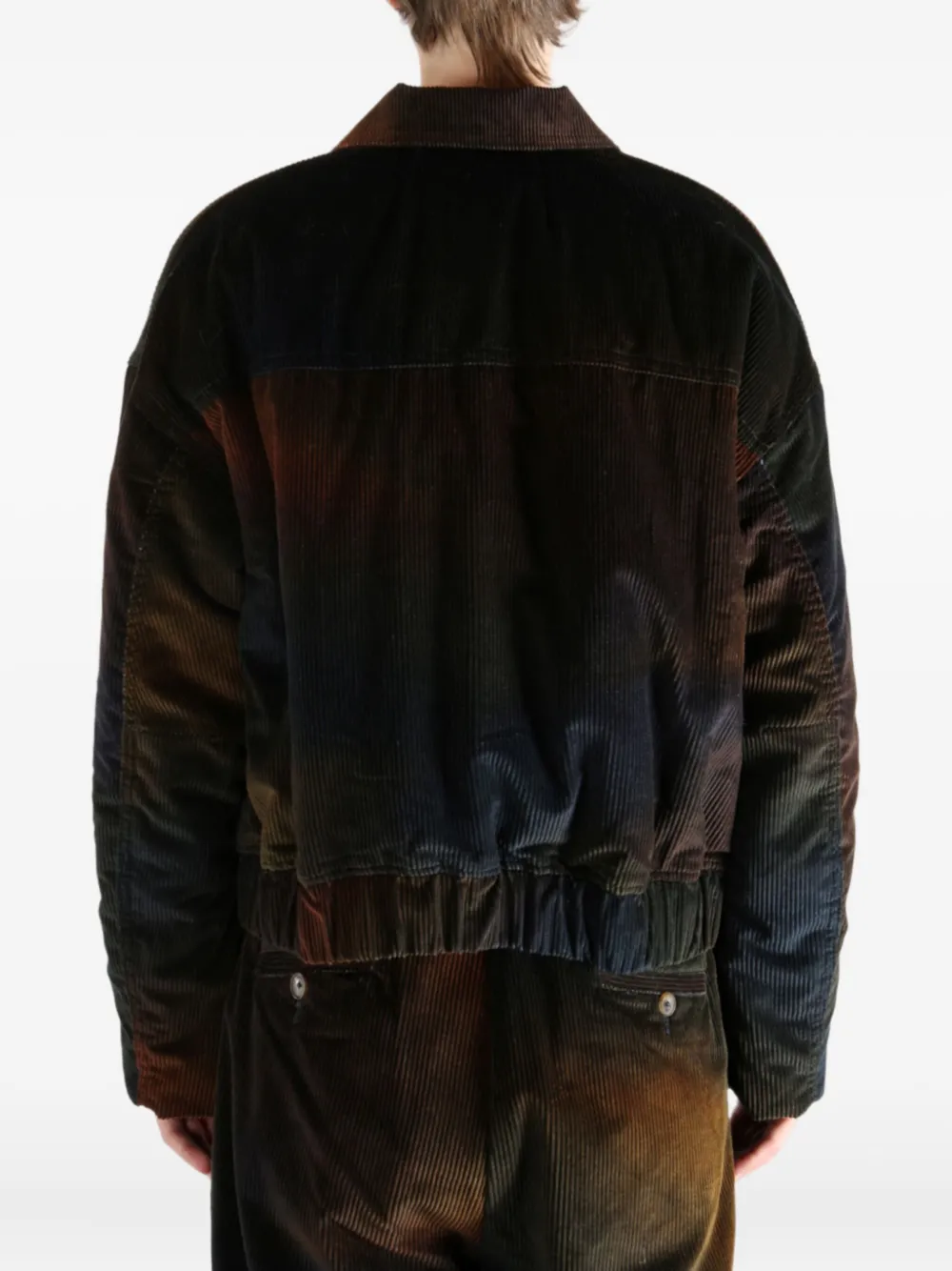 The Elder Statesman Corduroy Jacket In Multi