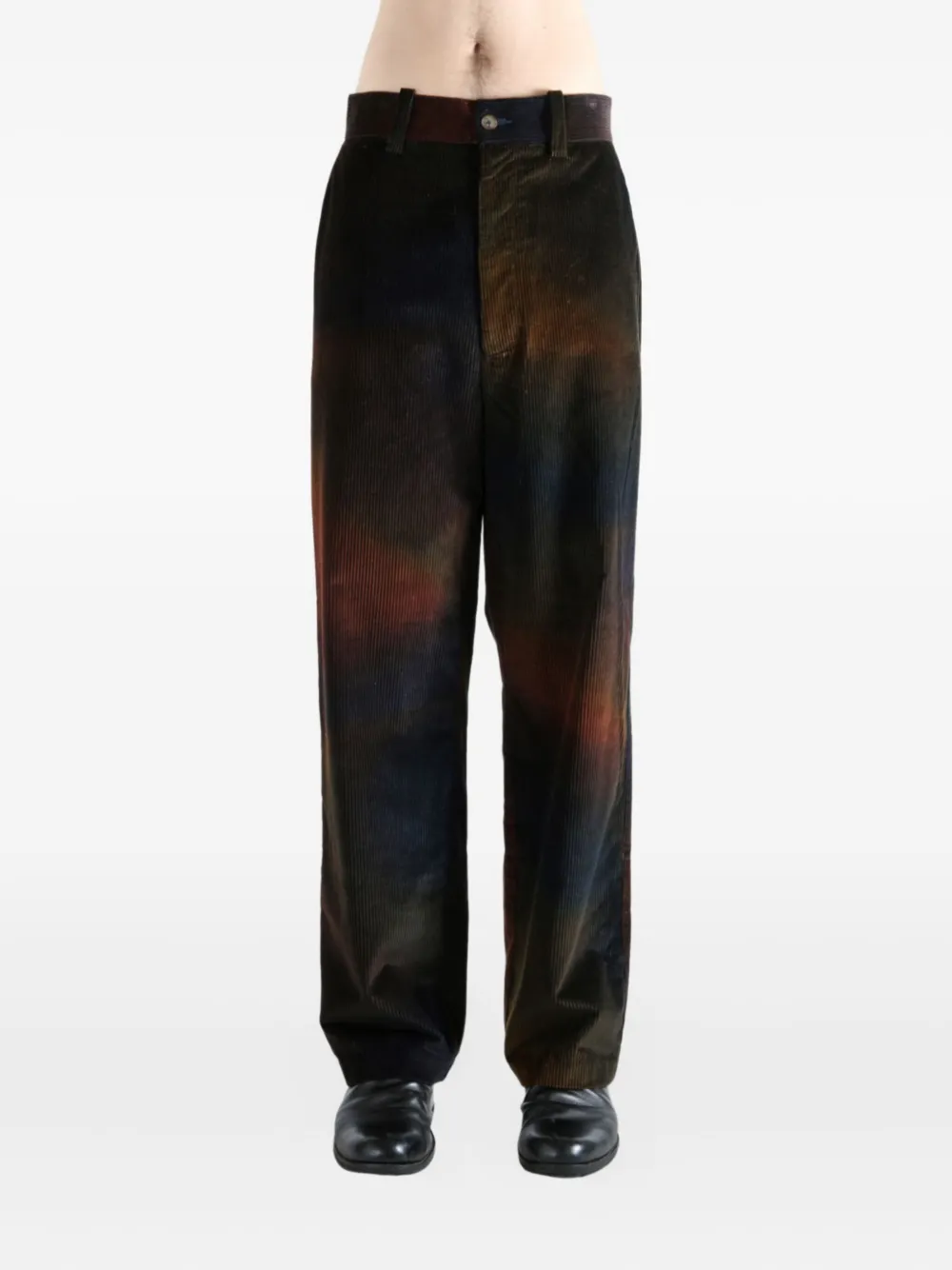 The Elder Statesman corduroy trousers - Blauw