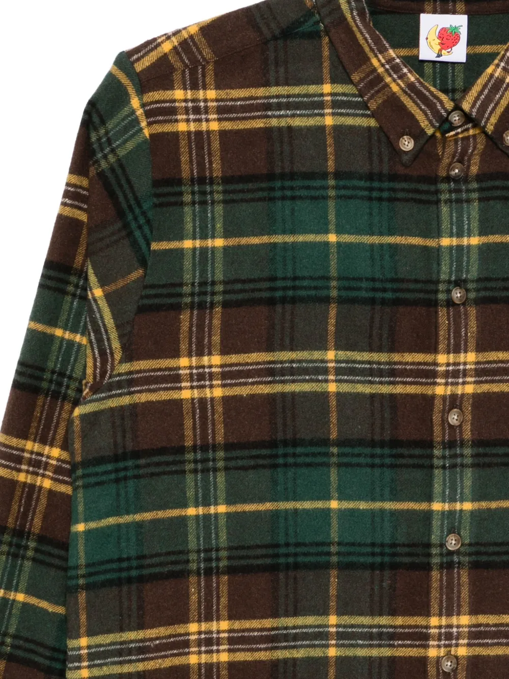 Sky High Farm Button Down Shirt In Green