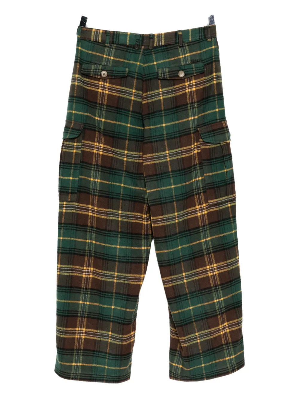 Sky High Farm Flannel Cargo Pants In Multi