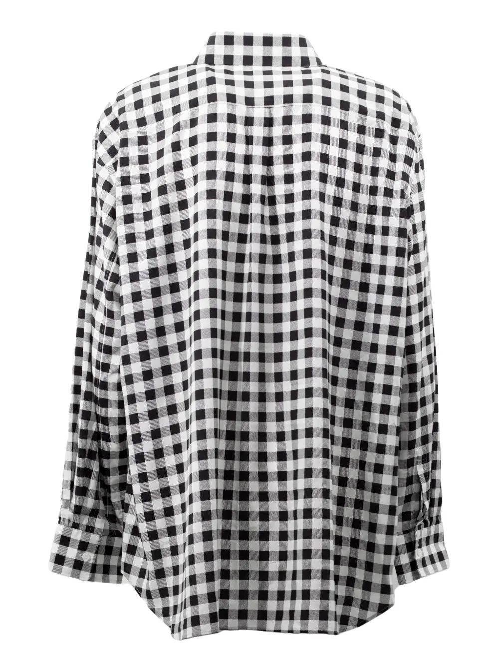 Comme Des Garçons check-print shirt - Wit