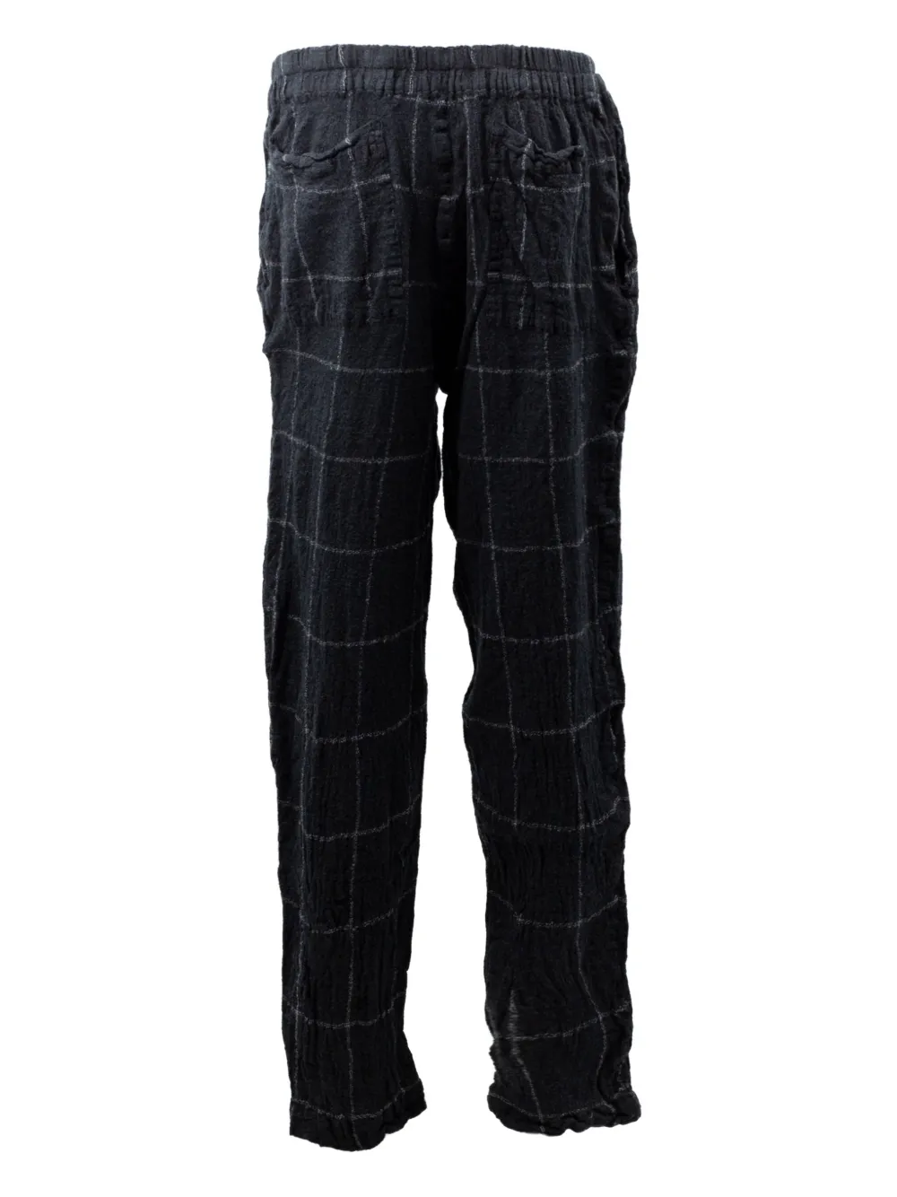 Comme des Garçons Homme checked pants - Grijs
