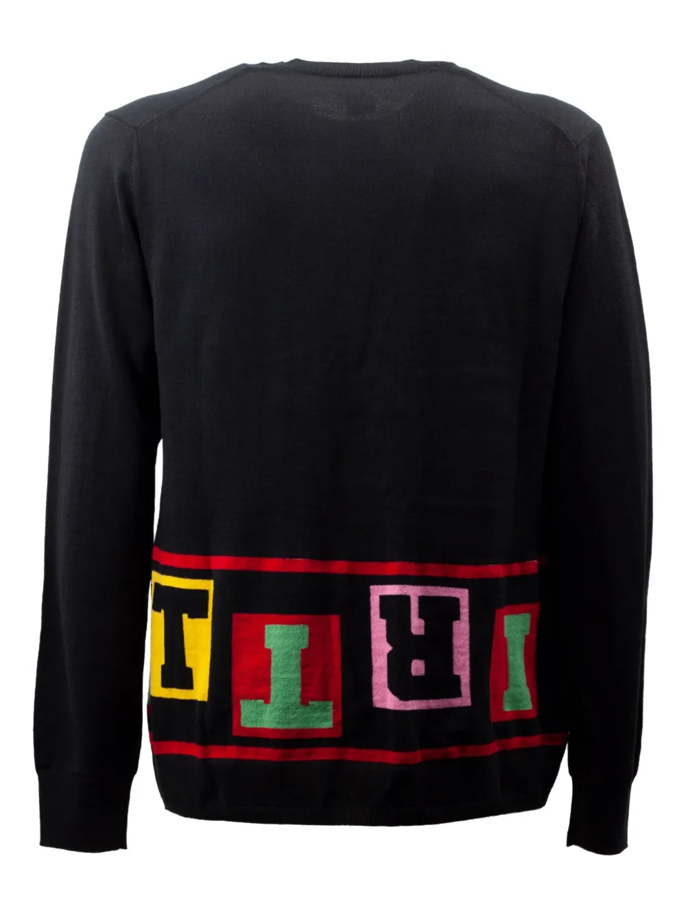 Comme des Garçons Homme long-sleeved crew-neck t-shirt - Zwart