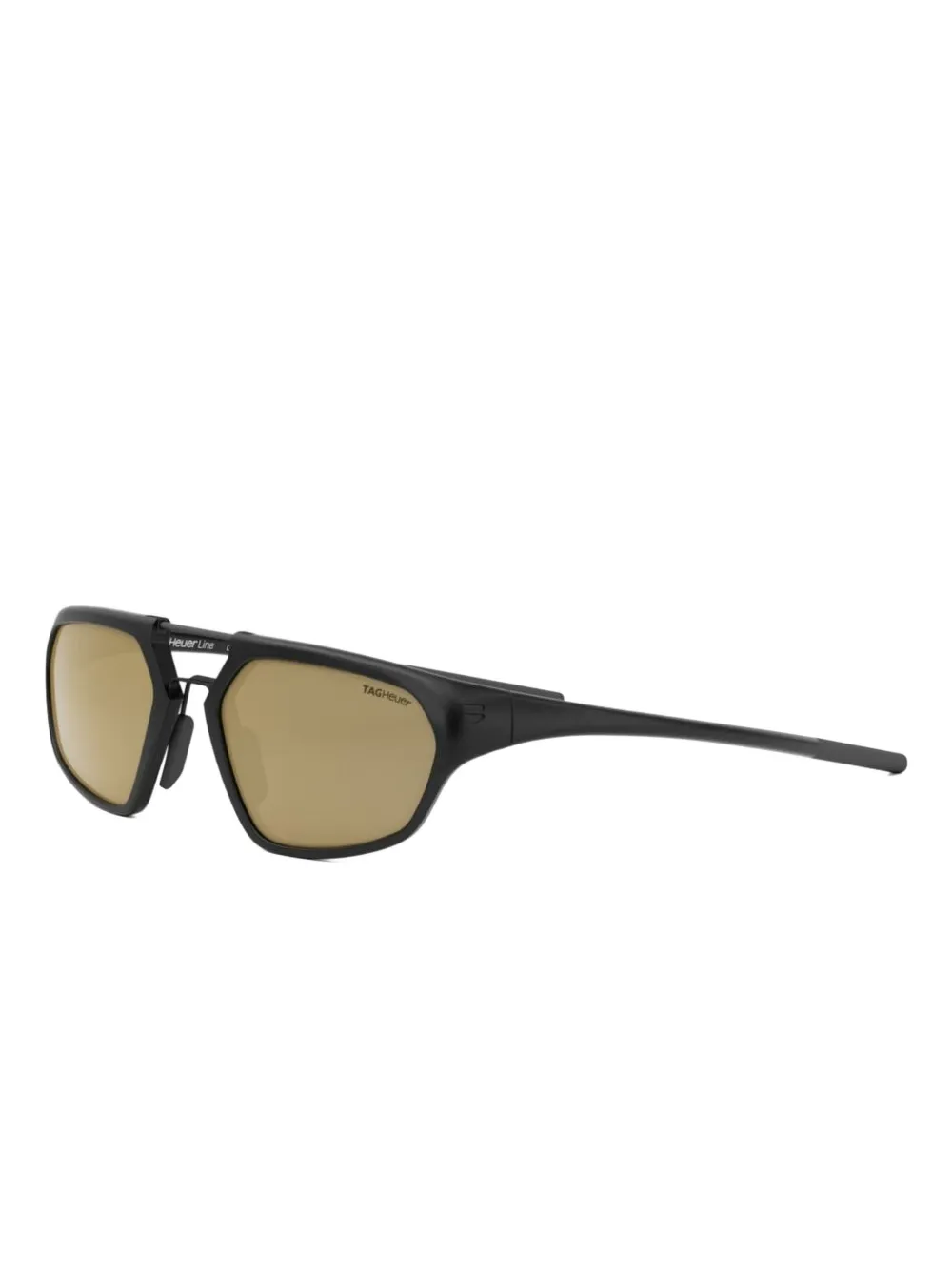 Tag Heuer Eyewear Line zonnebril met geometrisch montuur - Zwart