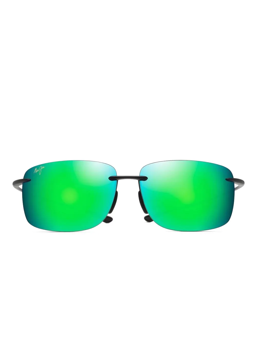Maui Jim Hema Rimless Sunglasses In Green