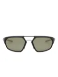 Tag Heuer Eyewear geometric-frame sunglasses - Black