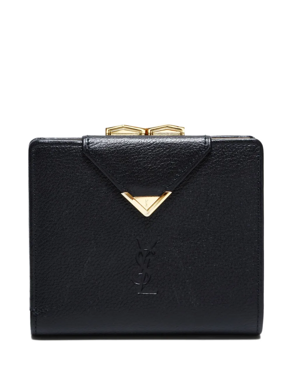 Saint Laurent Pre-Owned محفظة بزينة شعار الماركة 1990-2000 | أسود | Image 1