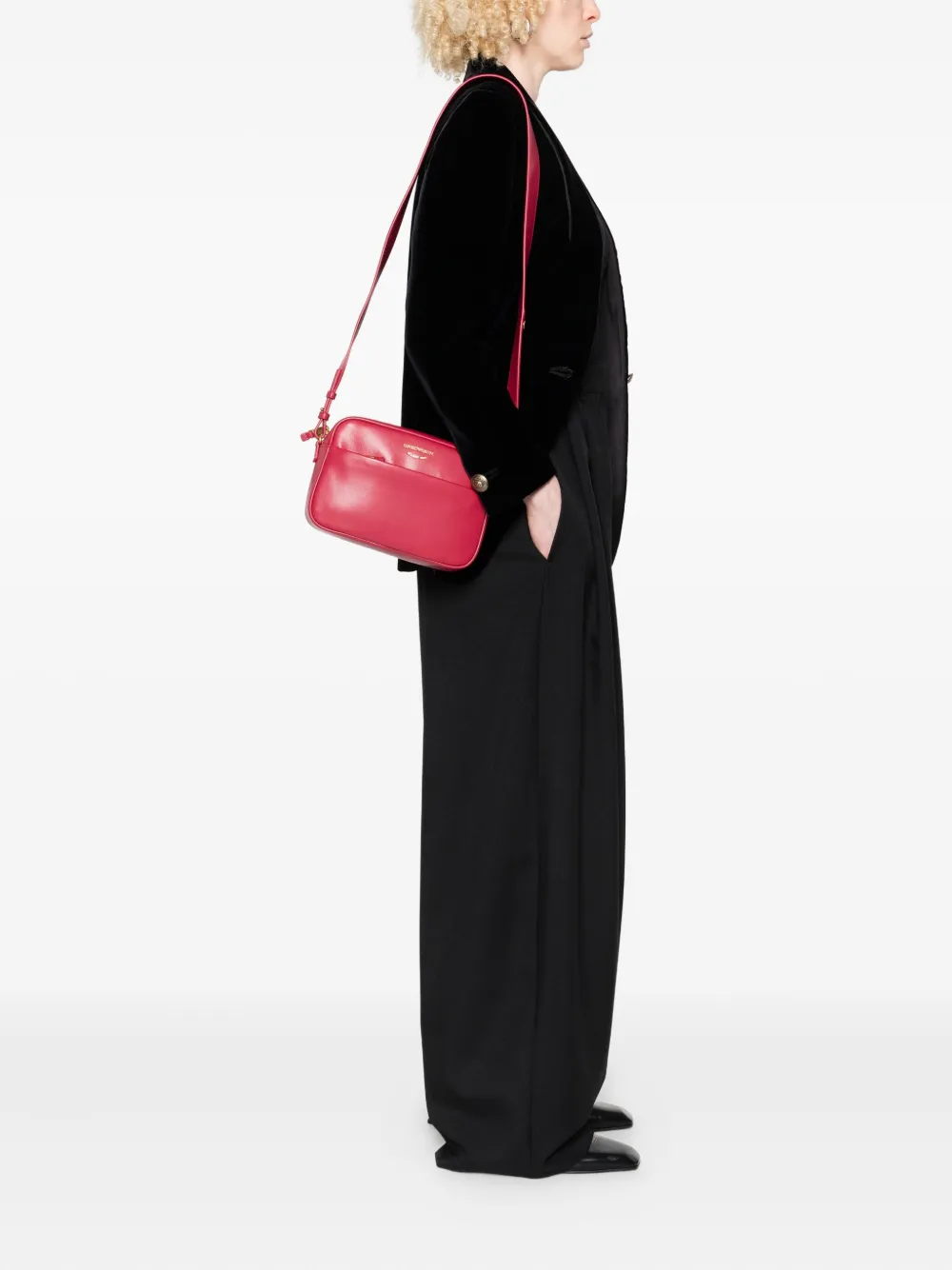 Emporio Armani leather crossbody bag | Image 2