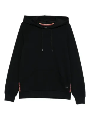 ポールスミス ジップアップパーカー 黒 マルチストライプ レディース XL ポールスミス ジップアップパーカー 黒 マルチストライプ