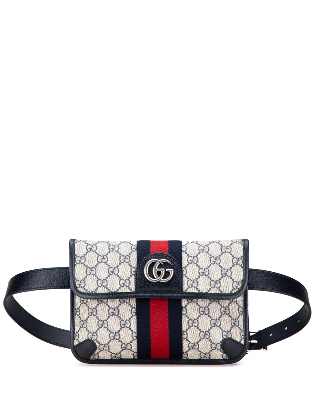 Gucci Pre-Owned 2016-2025 GG Supreme Ophidia belt bag | Brown | Image 1