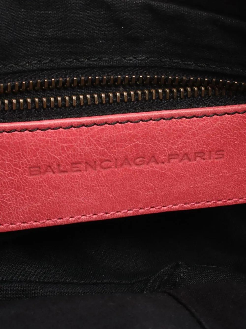 Pre-owned Balenciaga 2005-2025 Lambskin Motocross Classic Hip Crossbody Bag In Pink