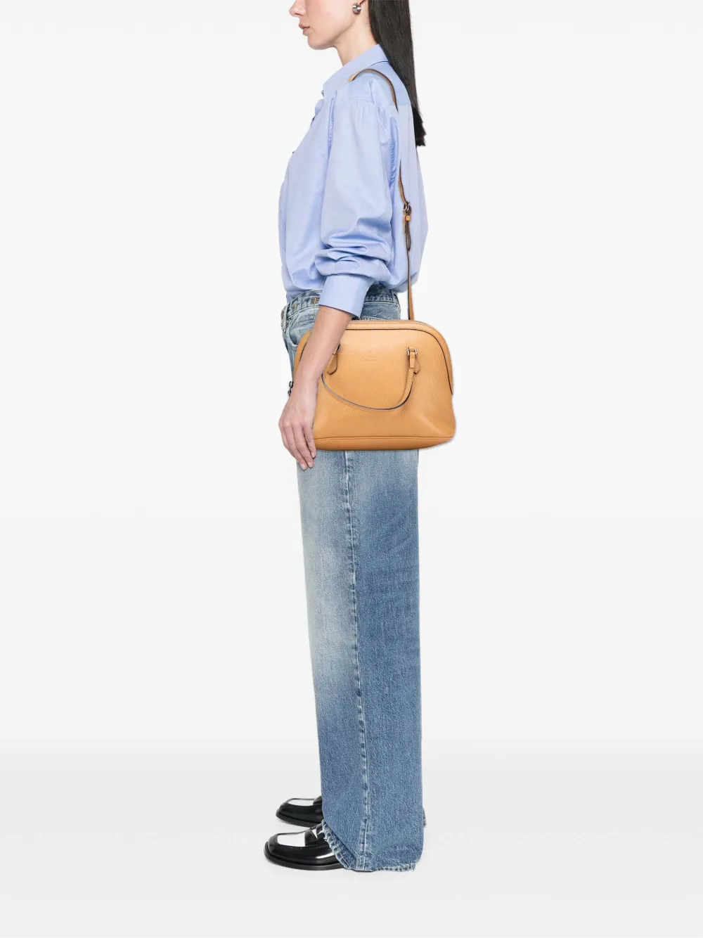 Gucci Pre-Owned 2000-2015 Medium Leather Dome satchel | Pre-Owned | Image 2