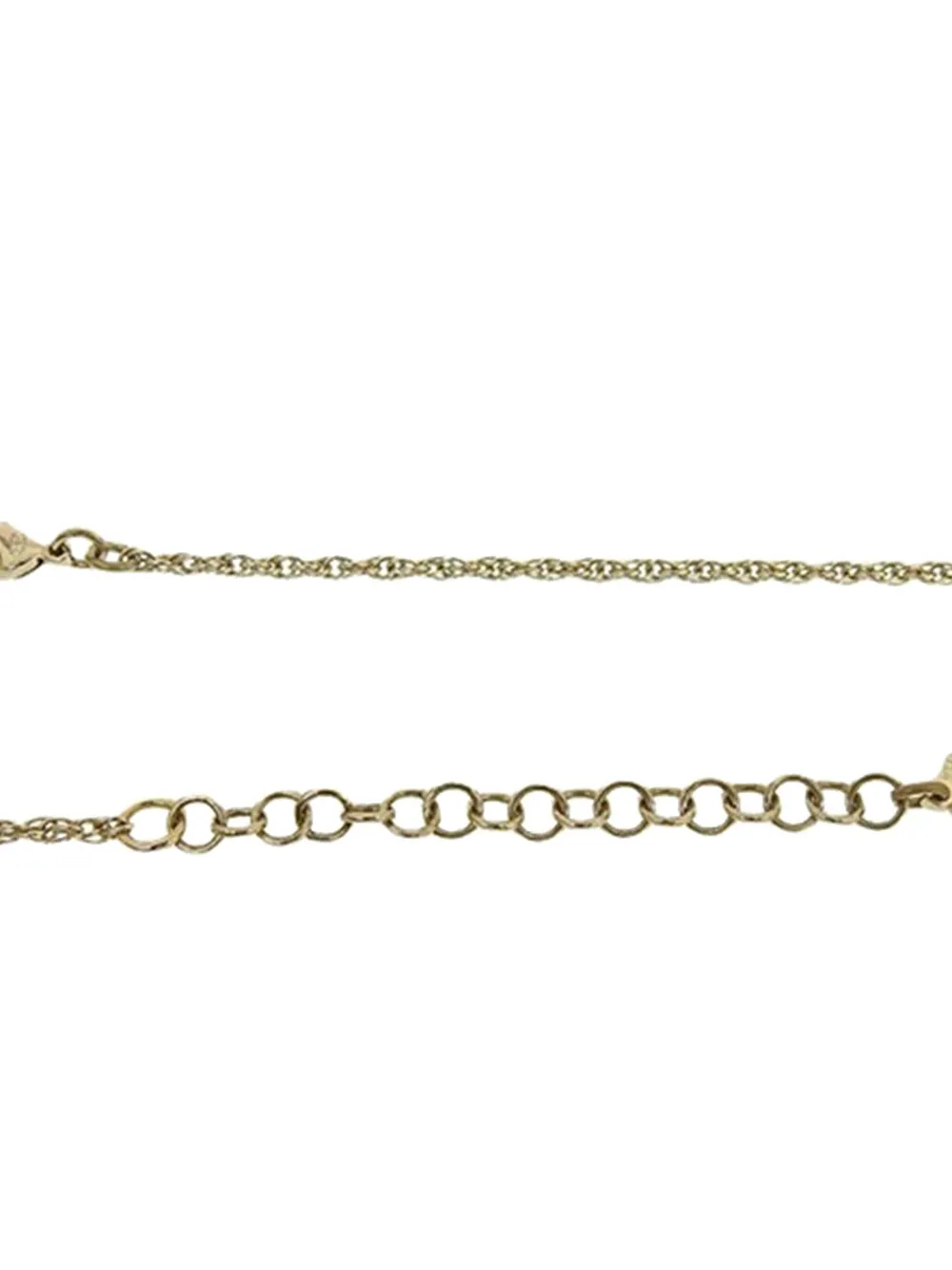 Pre-owned Chanel 2021 Gold Plated Cc Faux Pearl Rhinestone Drop Pendant Necklace Costume Necklace