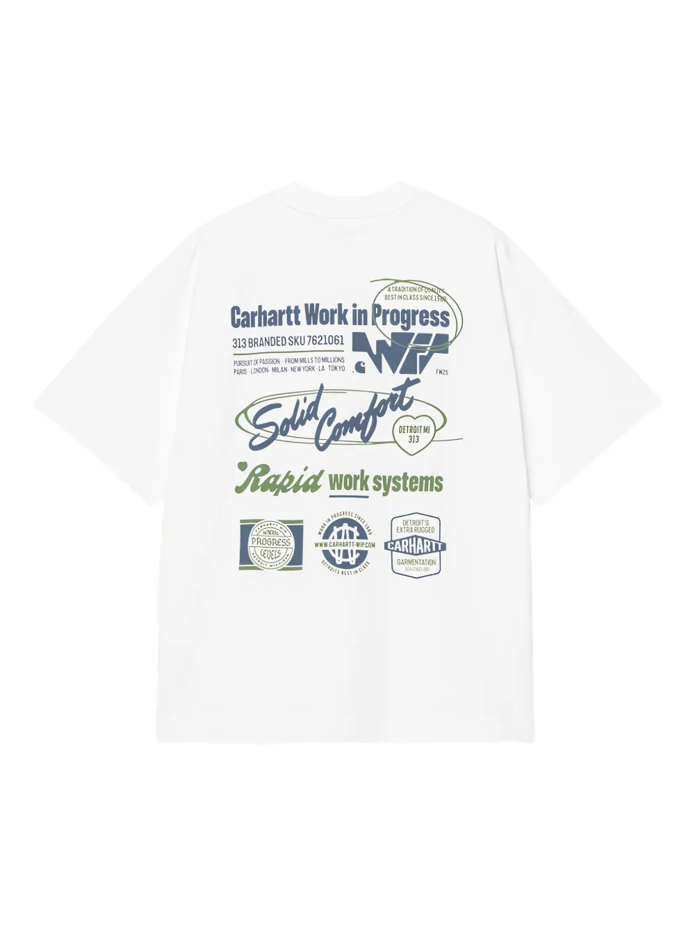 Carhartt WIP Networks graphic-print T-shirt - Wit