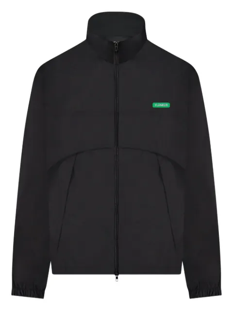 FLÂNEUR logo-badge track jacket