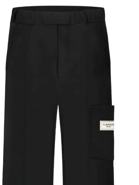 FLÂNEUR elasticated-waist cargo pants