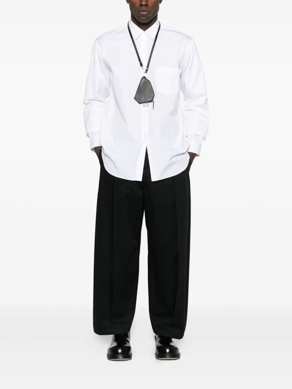 Comme Des Garçons Shirt double-cuff shirt - Wit