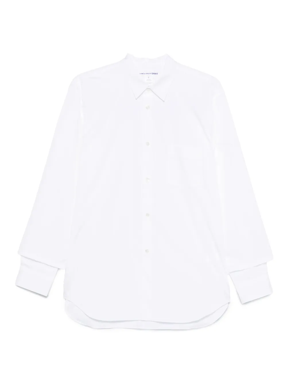 Comme Des Garçons Shirt double-cuff shirt | White | Image 1