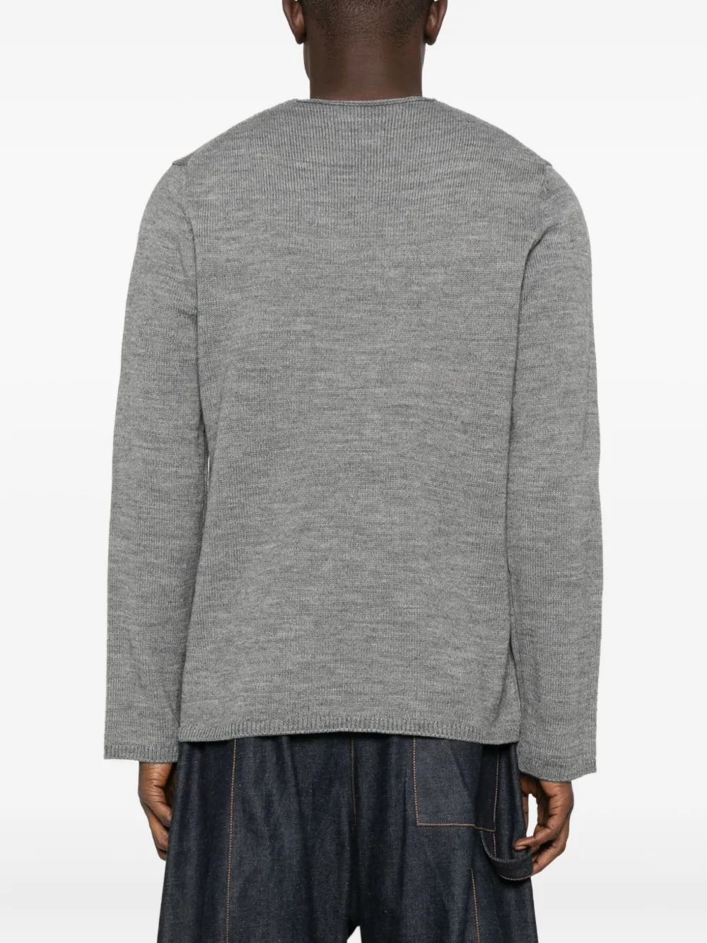 Comme Des Garçons Shirt Intarsia gebreide trui Grijs