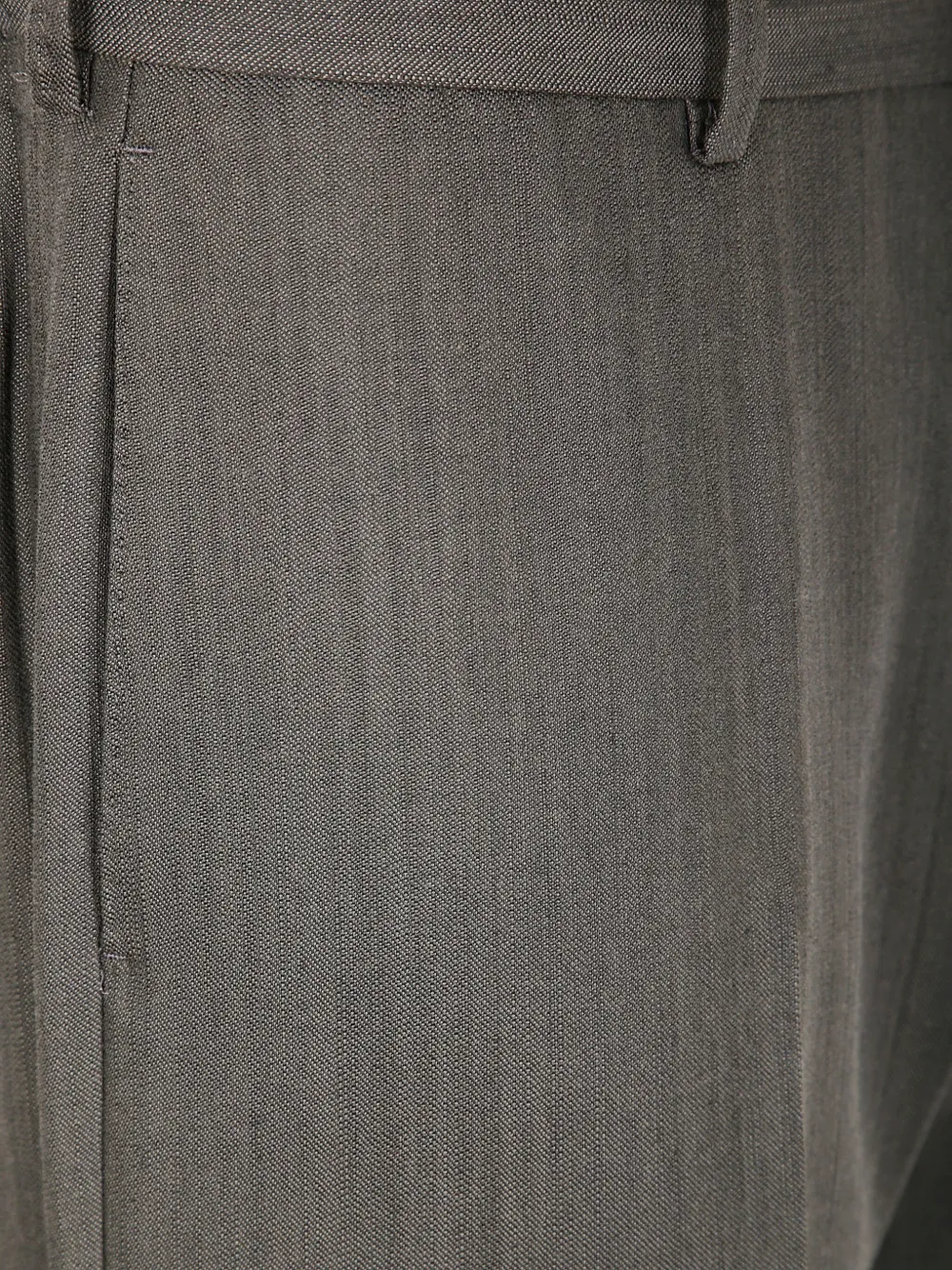 Paul Smith Tailored Trousers With Front Crease And Belt Loops In Gray