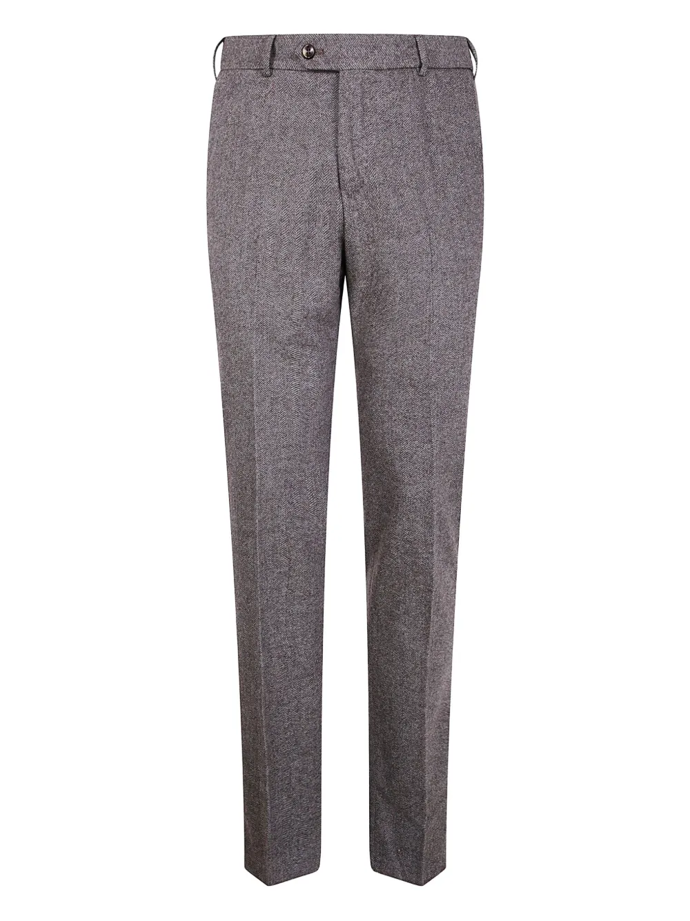 PT Torino herringbone-pattern trousers | Brown | Image 1