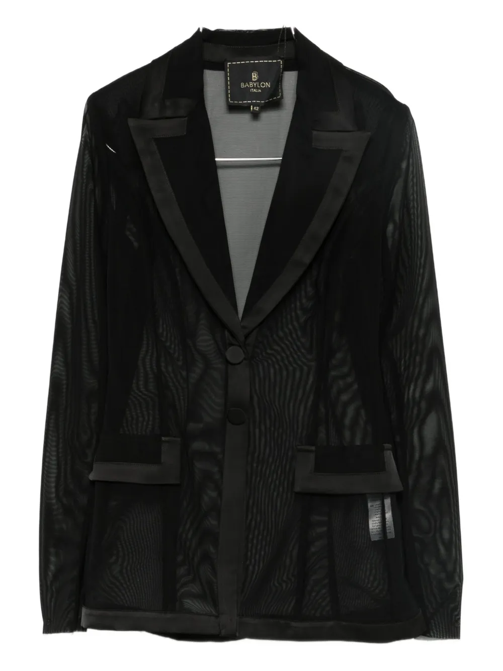 Babylone Paris Single-breasted Blazer In Black