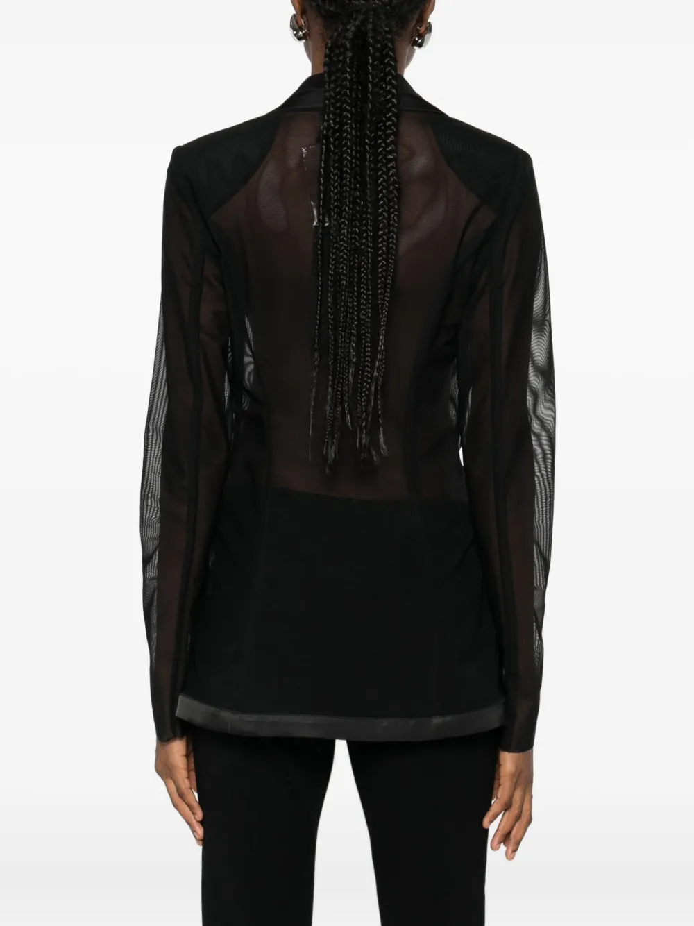 Babylone Paris Single-breasted Blazer In Black
