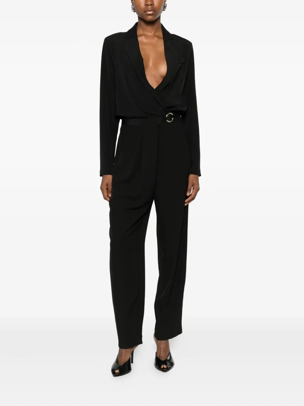 Babylone Paris v-neck bodysuit - Zwart