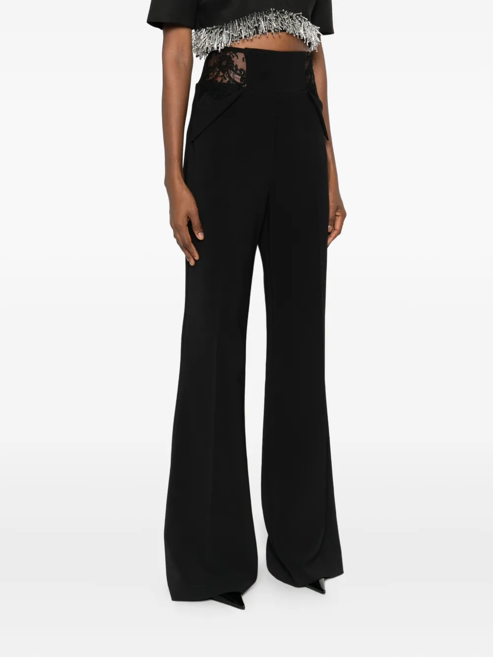 Babylone Paris Eureka flared broek Zwart