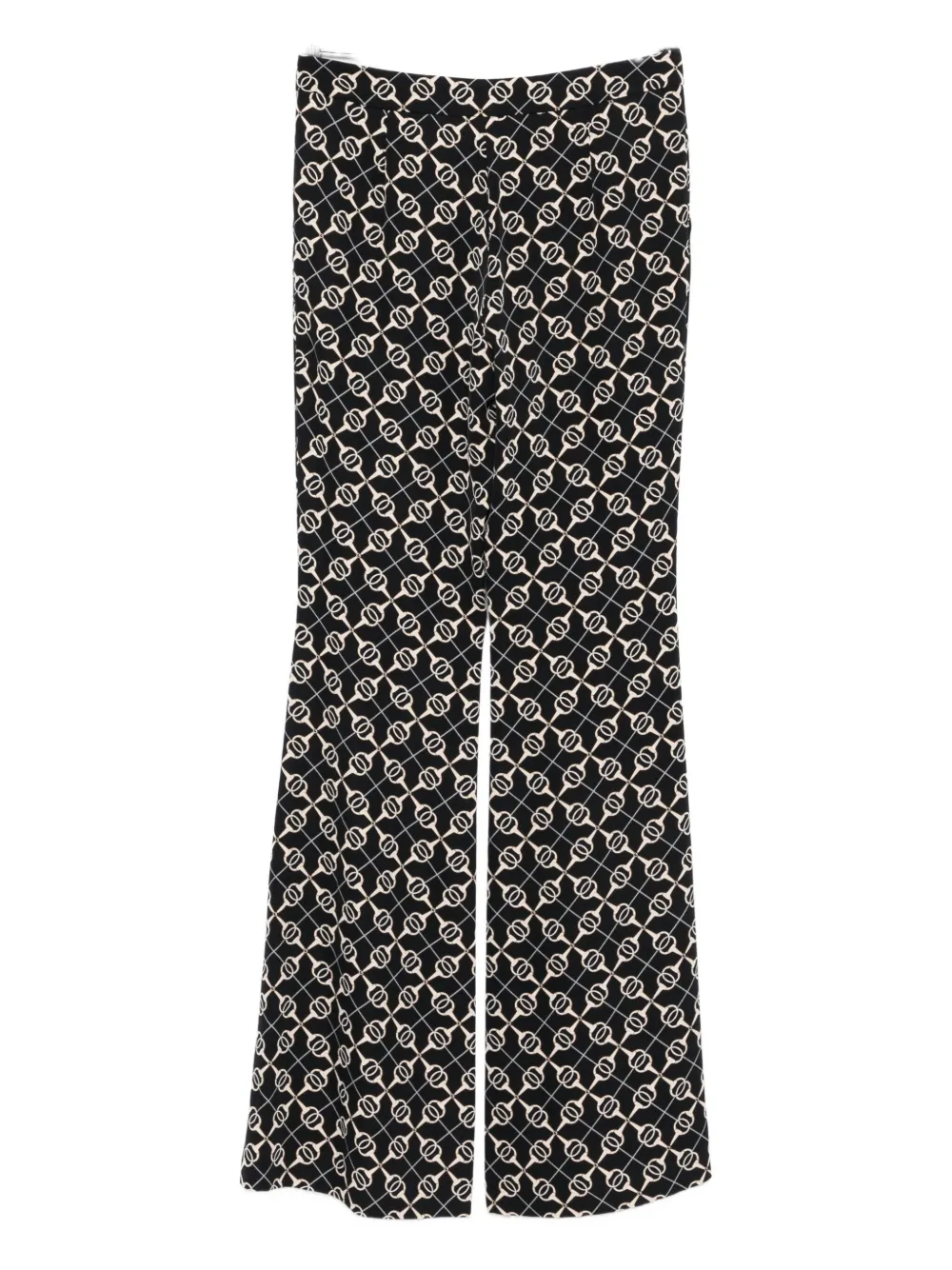 Babylone Paris patterned trousers - Zwart