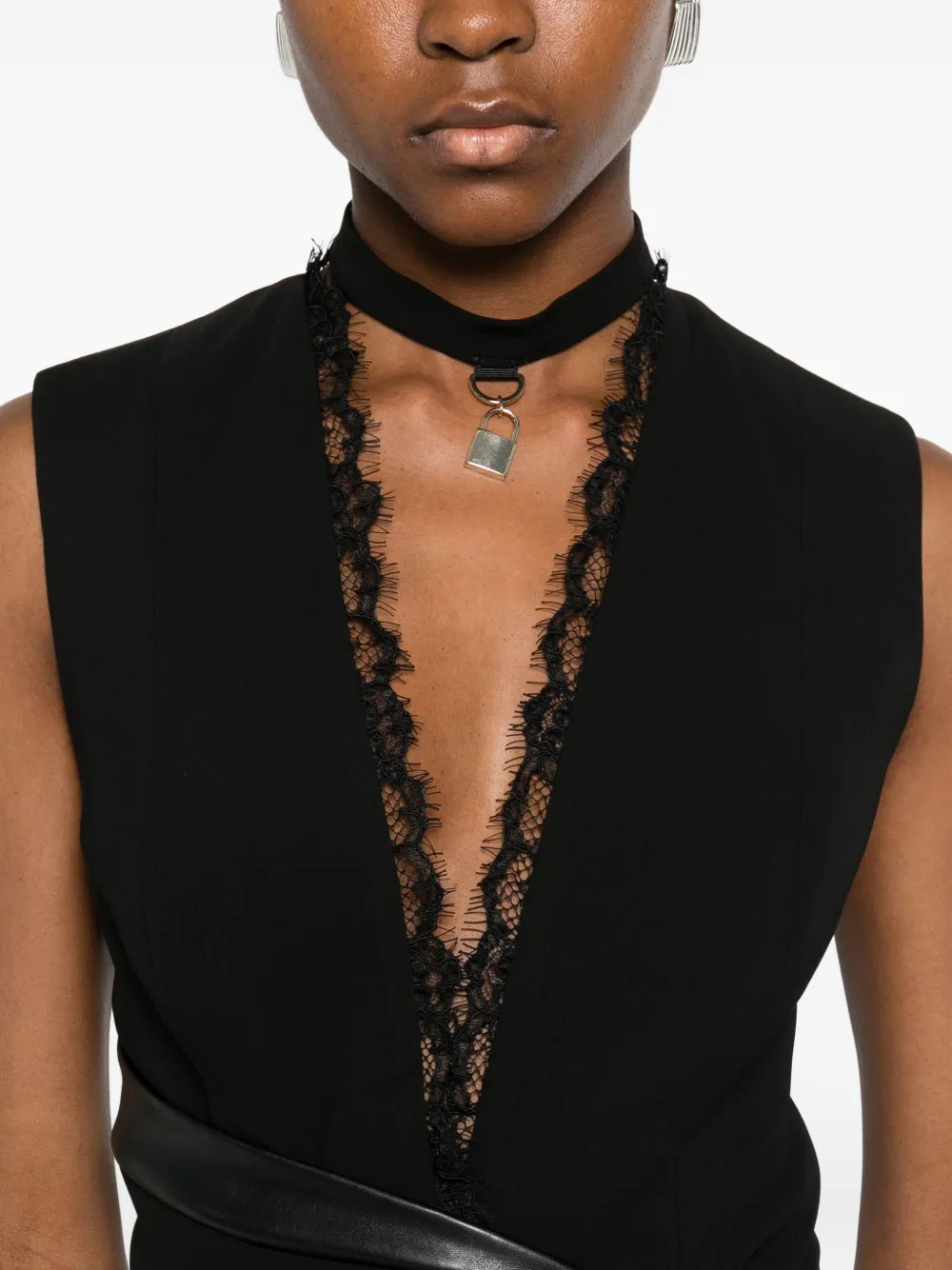 Babylone Paris Eureka Midi Dress In Black