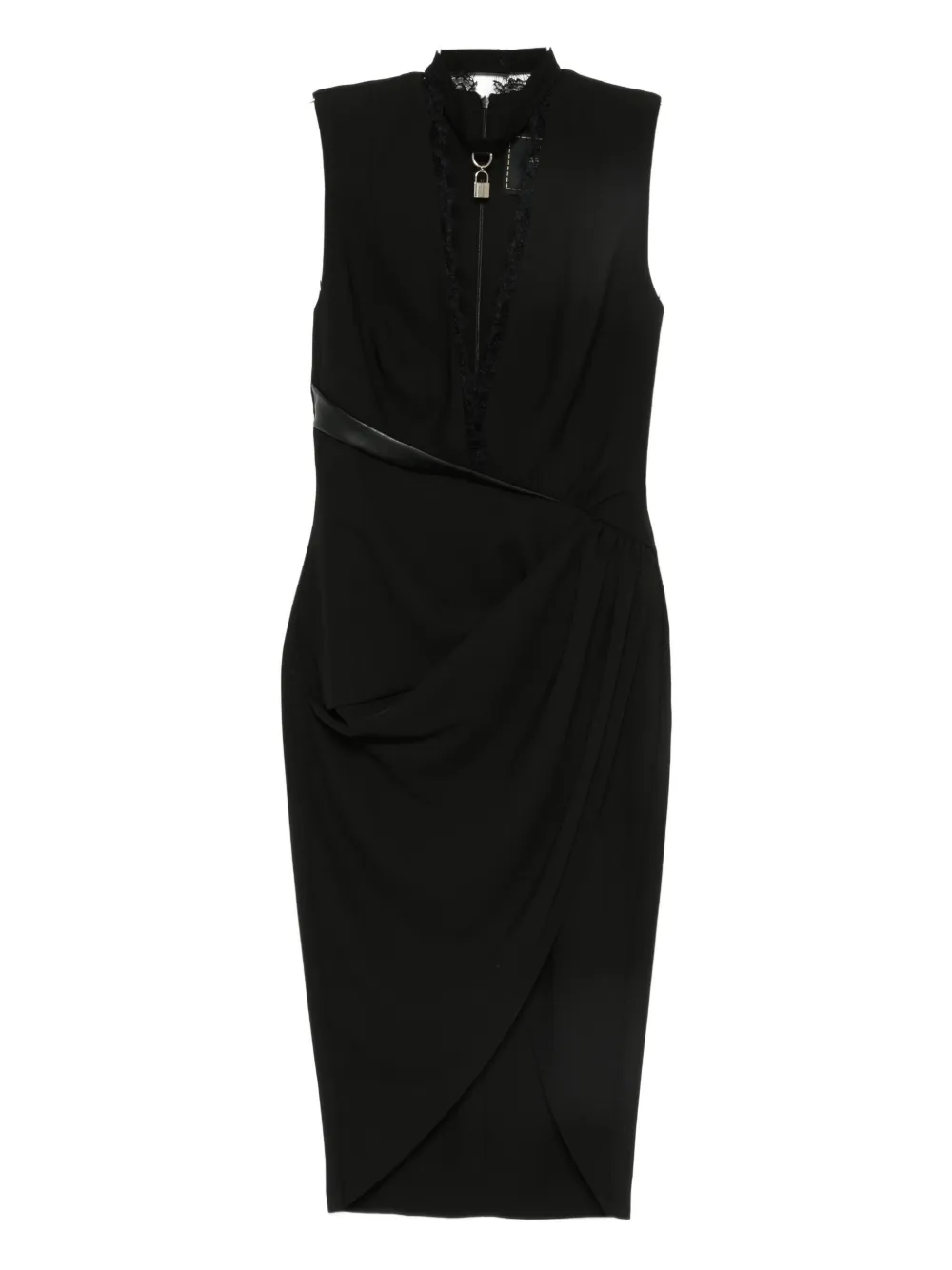 Babylone Paris Eureka Midi Dress In Black