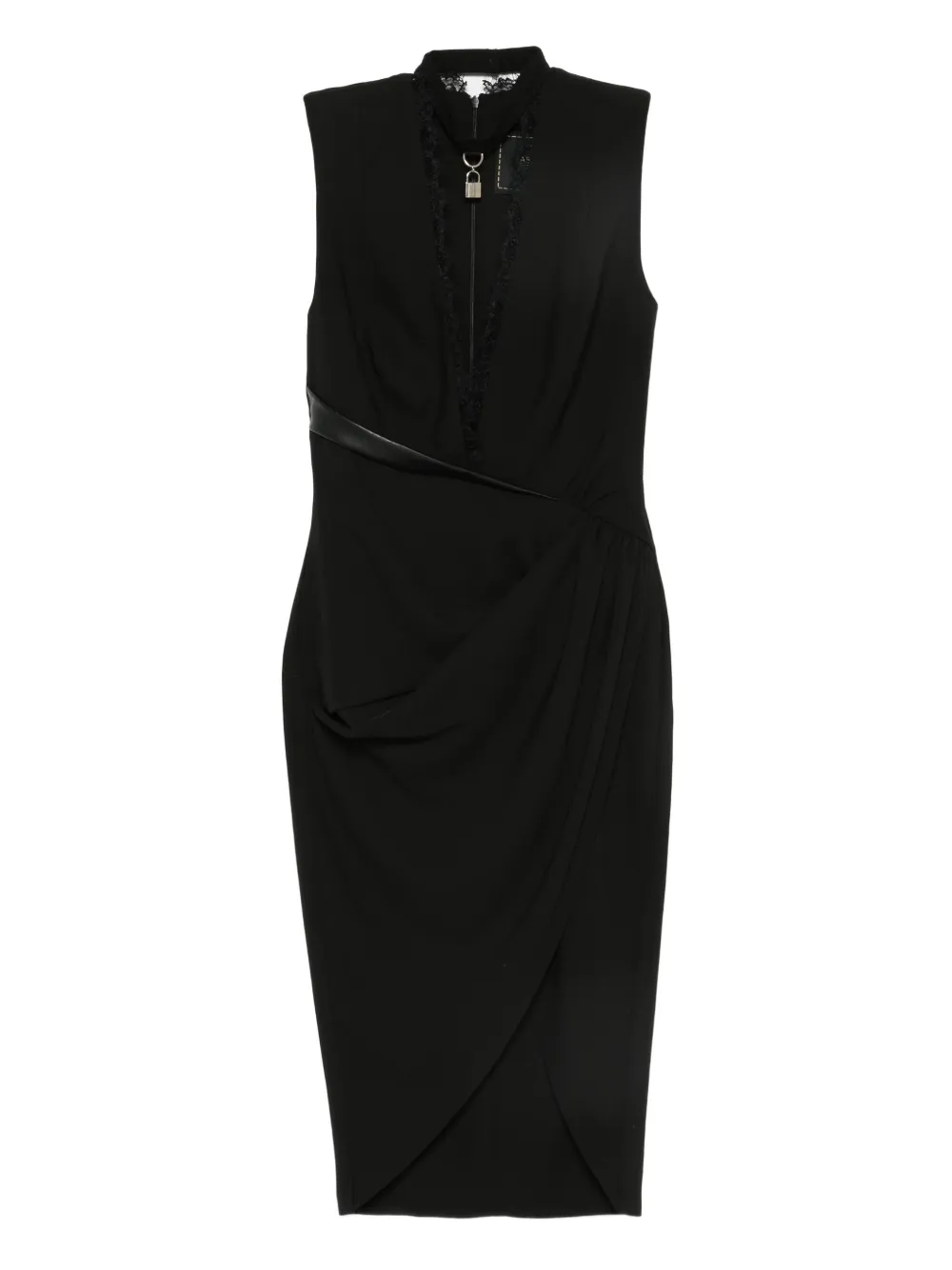 Babylone Paris Eureka midi dress - Nero