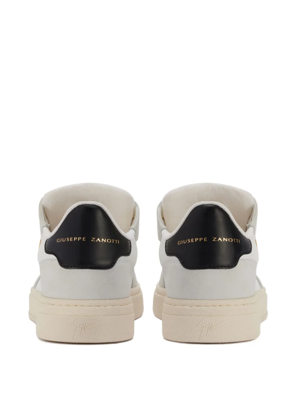 Giuseppe Zanotti GZ94 METAL leren sneakers Wit