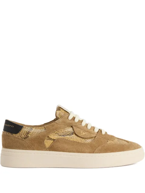 Giuseppe Zanotti reptile-print leather sneakers