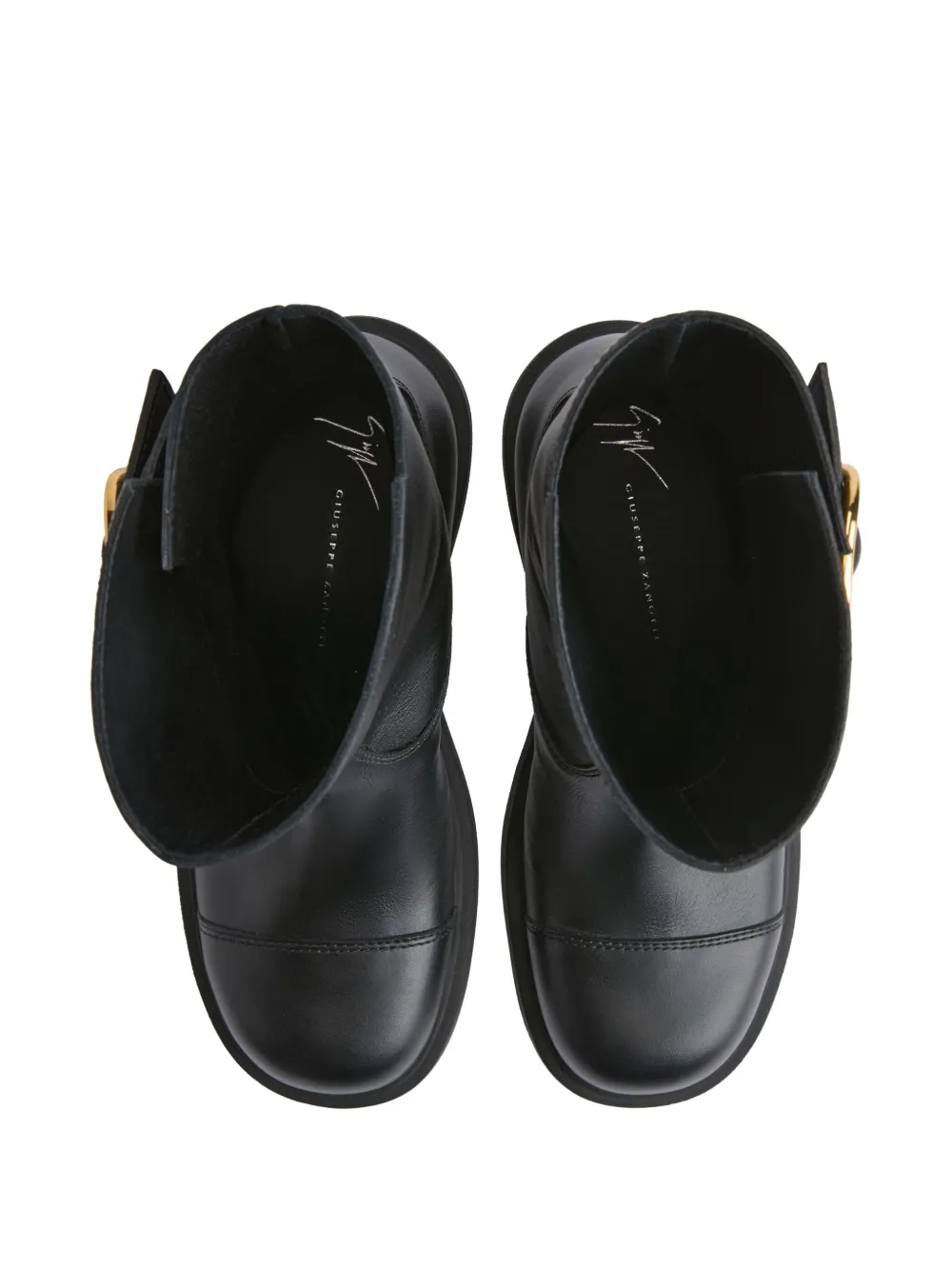 Giuseppe Zanotti Lori Buckle-detail Boots In Black