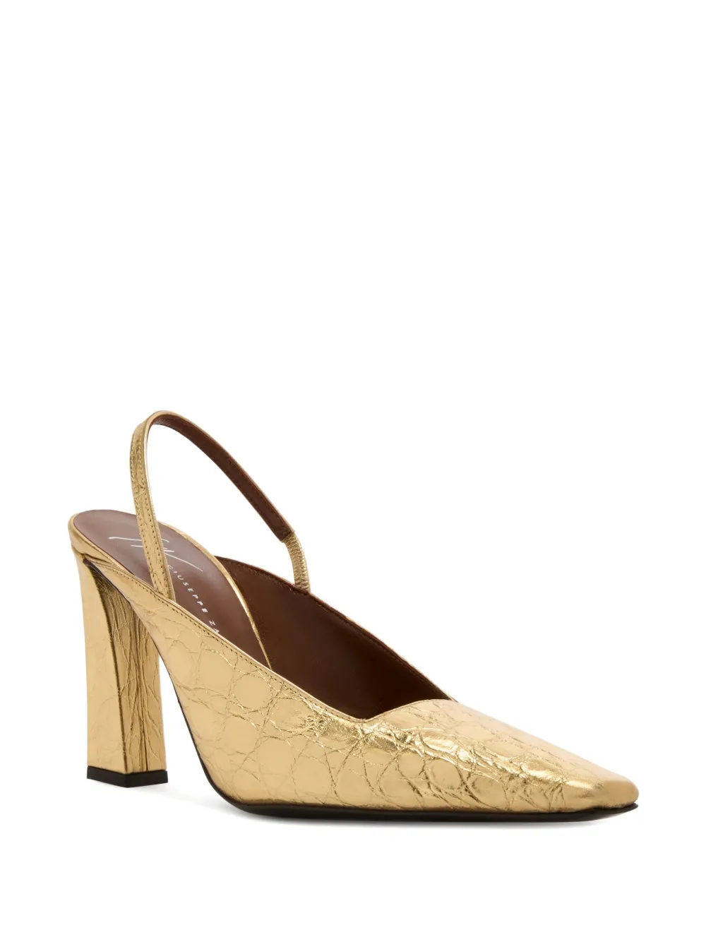 Giuseppe Zanotti 90mm Brendha crocodile-print square-toe | Mules con tacón | Image 2