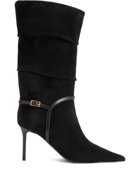 Giuseppe Zanotti 85mm SECRET pleated suede boots