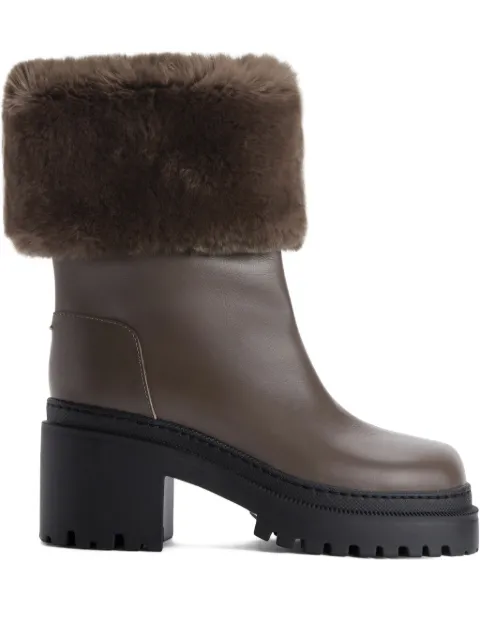 Giuseppe Zanotti  MAIRI fur-cuff boots