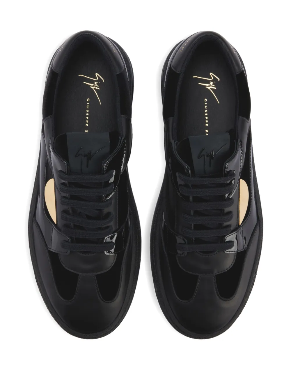 Giuseppe Zanotti Gz94 Metal low-top sneakers Zwart