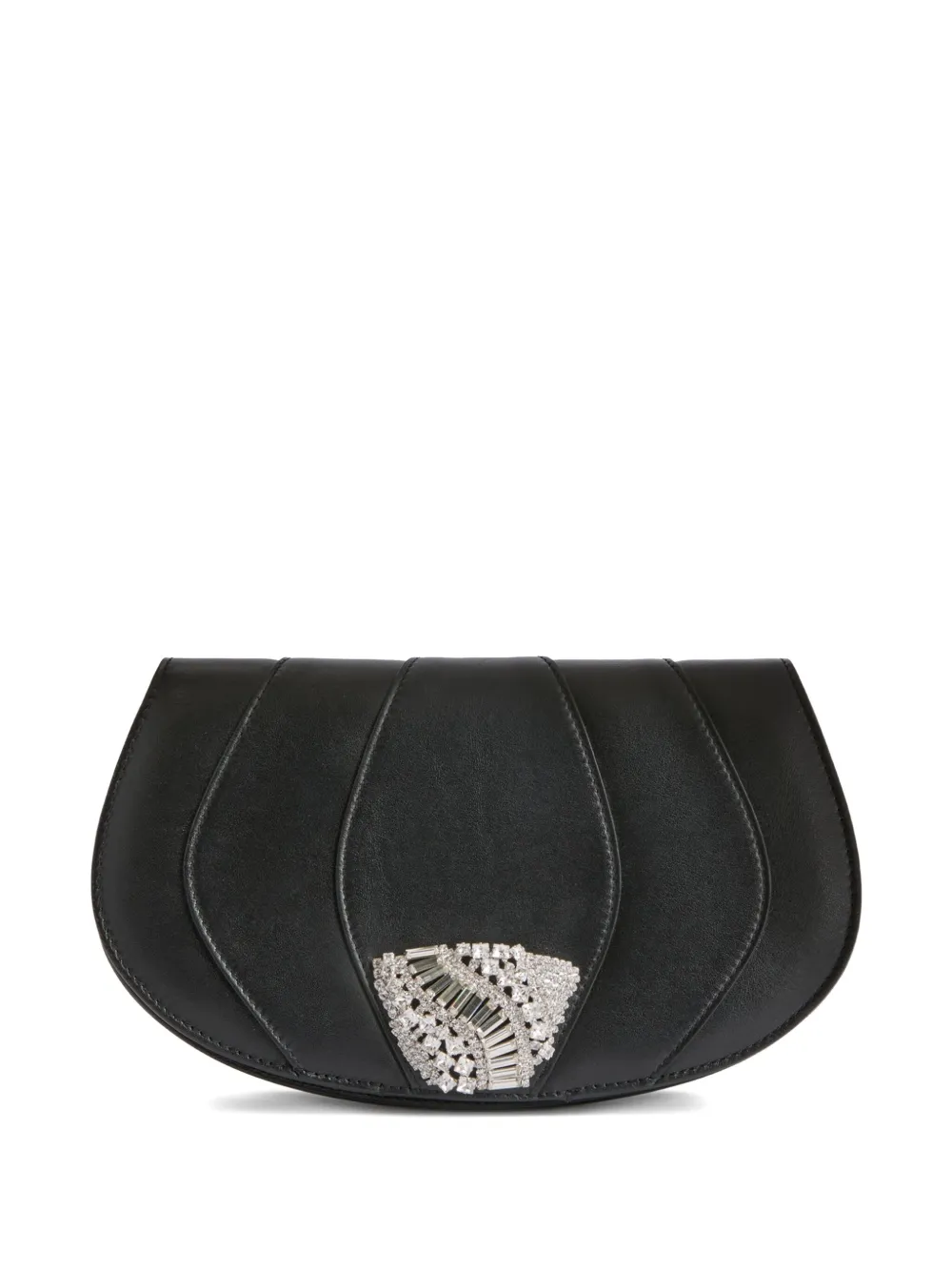Giuseppe Zanotti  ORBITS leather clutch bag | Black | Image 1