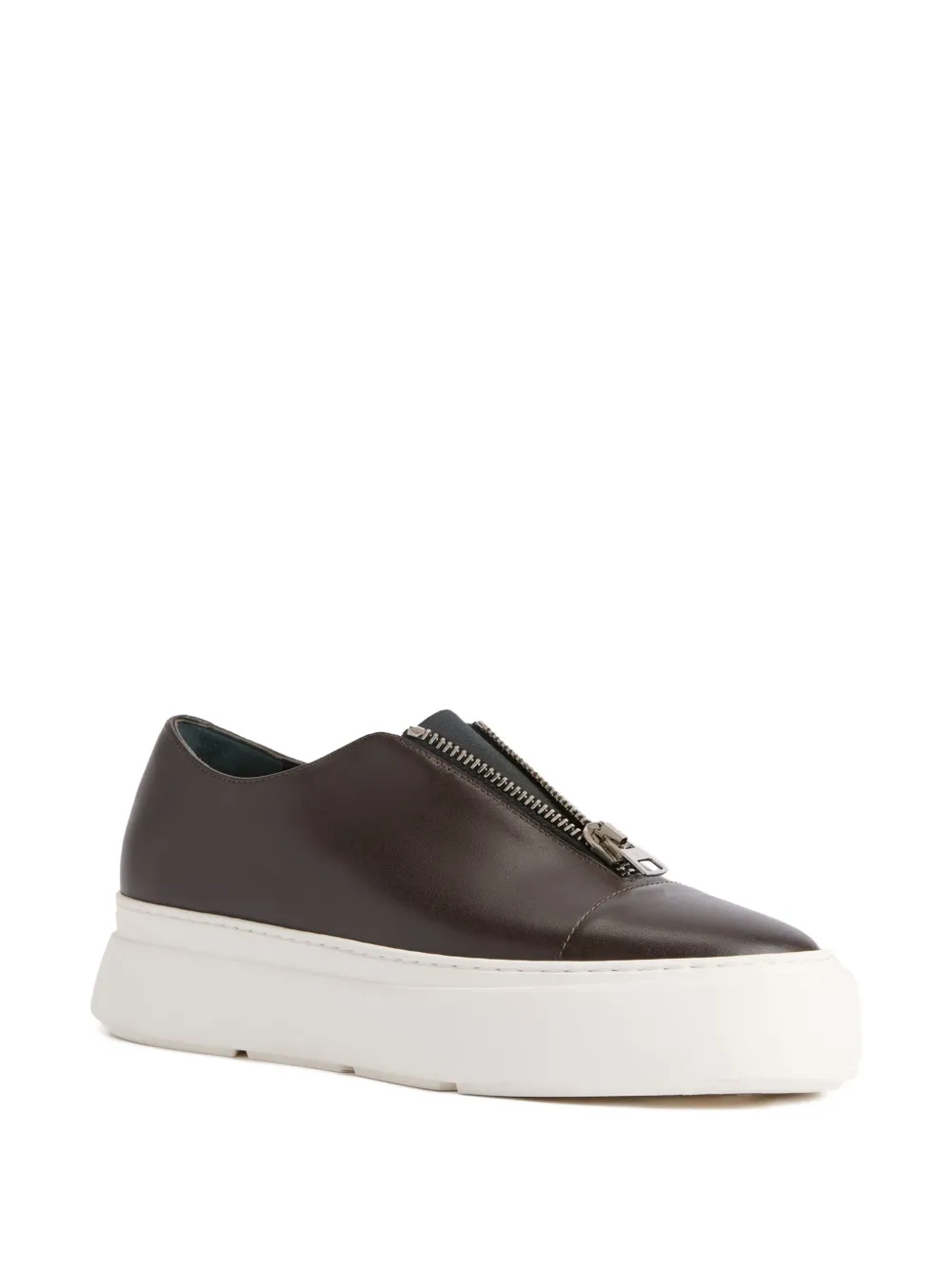 Giuseppe Zanotti Mike Elastic leather zipper slip-ons | Slip-On | Image 2