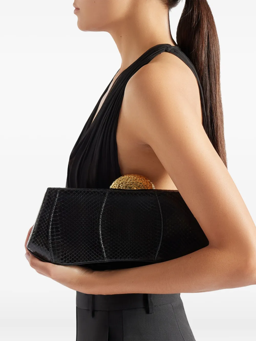 Giuseppe Zanotti Eve clutch - Zwart