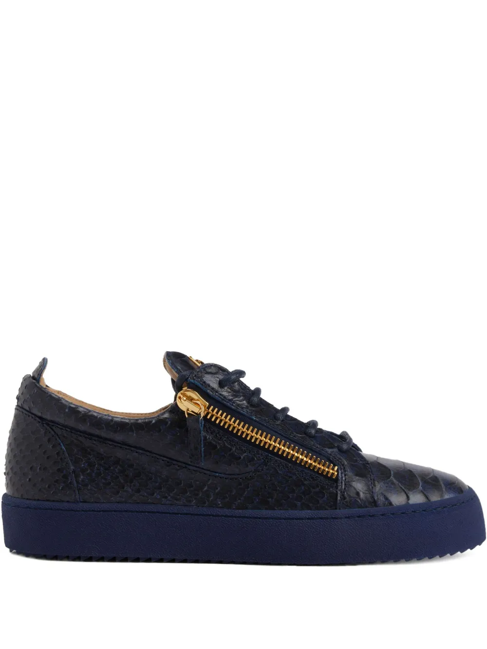 Giuseppe Zanotti Frankie reptile-print sneakers | azul | Image 1