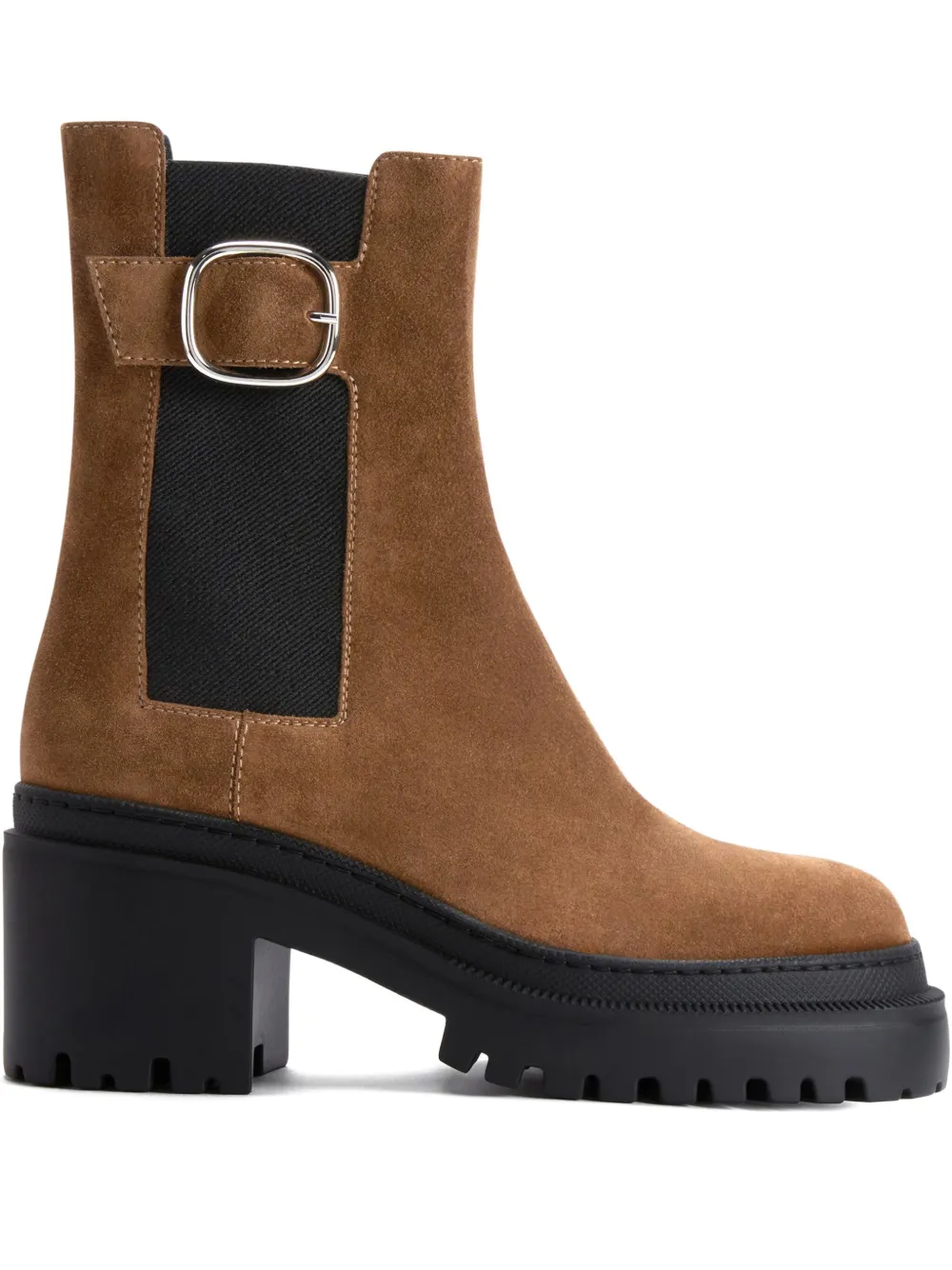 Giuseppe Zanotti Mairi Buckle Boots In Brown